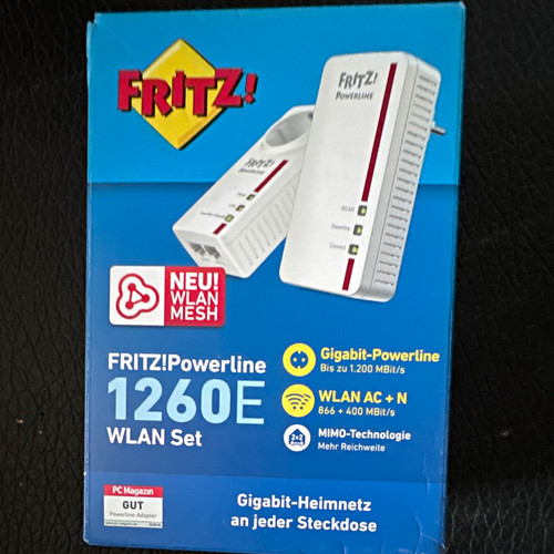 Avm fritz powerline - 1260e, wlan