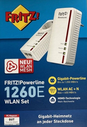 Avm fritz powerline 1260e wlan - fritz!powerline,